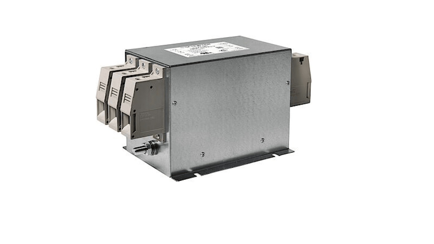 Schurter 3-123 Netzfilter, 520/760 V ac, 16A, Gehäusemontage, 3-phasig / 60Hz