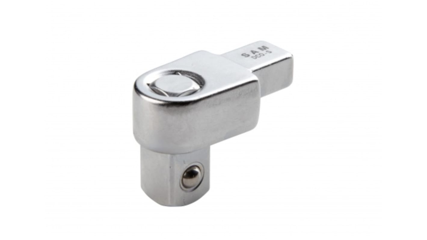 SAM DC0 Series End Cap, 43 mm, 9 x 12mm Insert, Chrome Finish