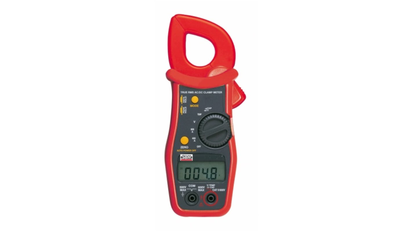 Pinza amperometrica c.a.-c.c. SAM HT9015, Max 600A ca, Max 600V cc