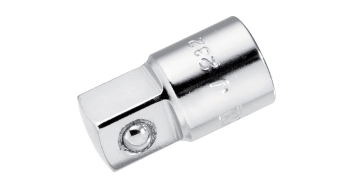 SAM J.232 3/8 → 1/2 in Square Adapter, 33 mm Overall
