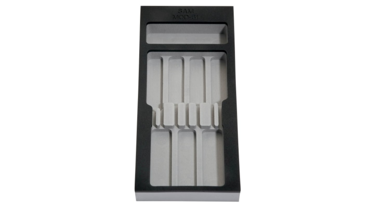 SAM Foam Tool Tray, inner Dimensions 405 x 180 x 40mm, W 180mm, L 405mm, H 40mm
