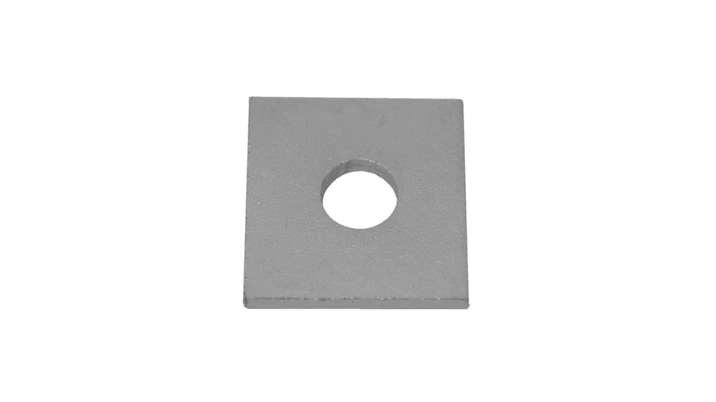 Staffa quadrato in Acciaio inossidabile RS PRO, 1 foro da 8mm di diametro, dimensioni M8 x 40 x 3mm