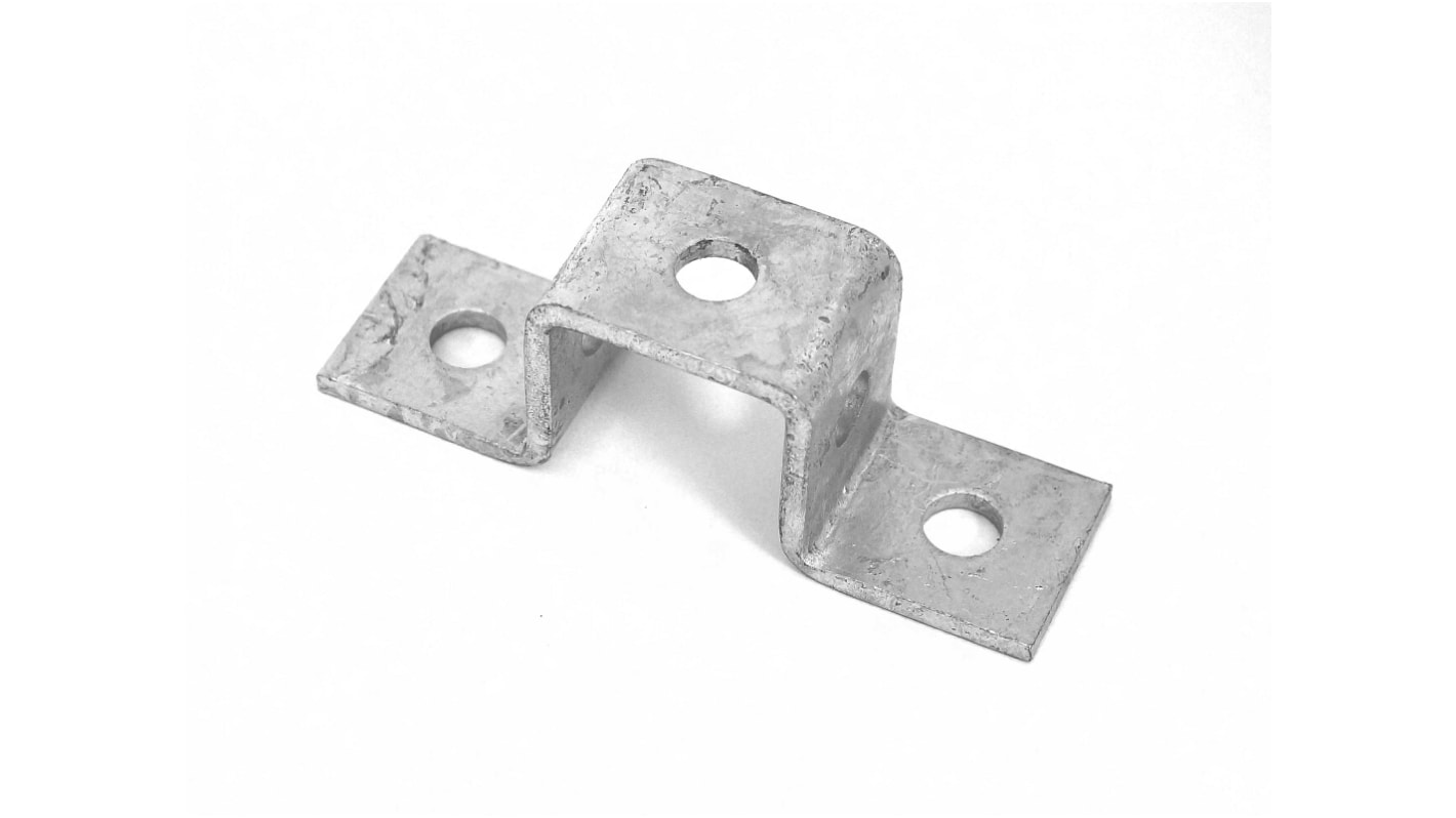 Hot Dipped Galvanised U Shape Bracket 5 Hole, 14mm Holes