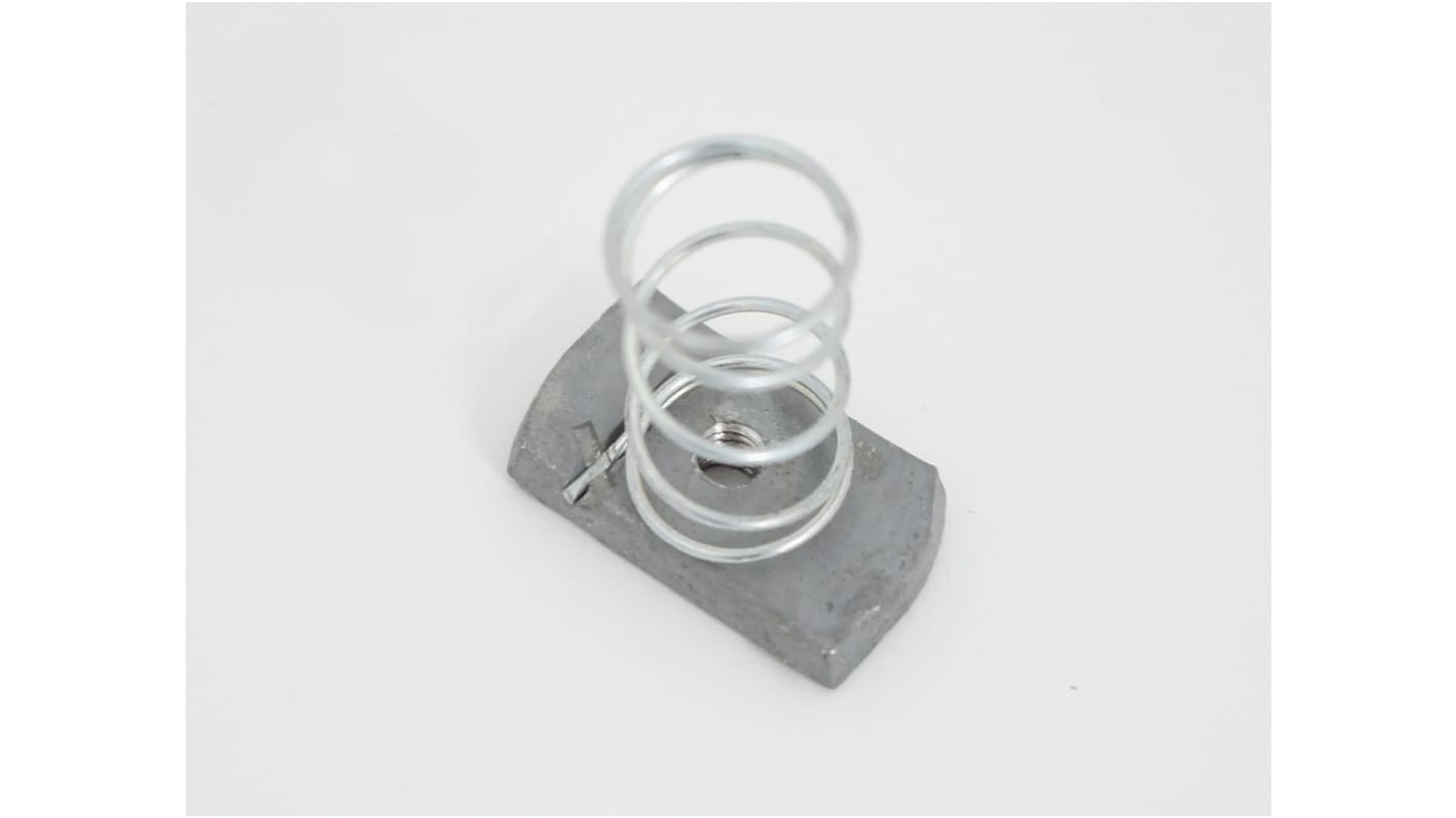 Dado per profilato in Acciaio RS PRO, filettatura M8, base dado 35 x 19mm