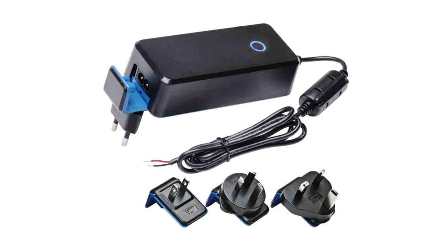 Mascot 54W Plug-In AC/DC Adapter 9V dc Output, 6A Output