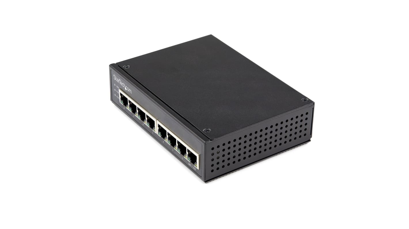 StarTech.com IESC1G80UP, Unmanaged 8 Port Gigabit Switch With PoE