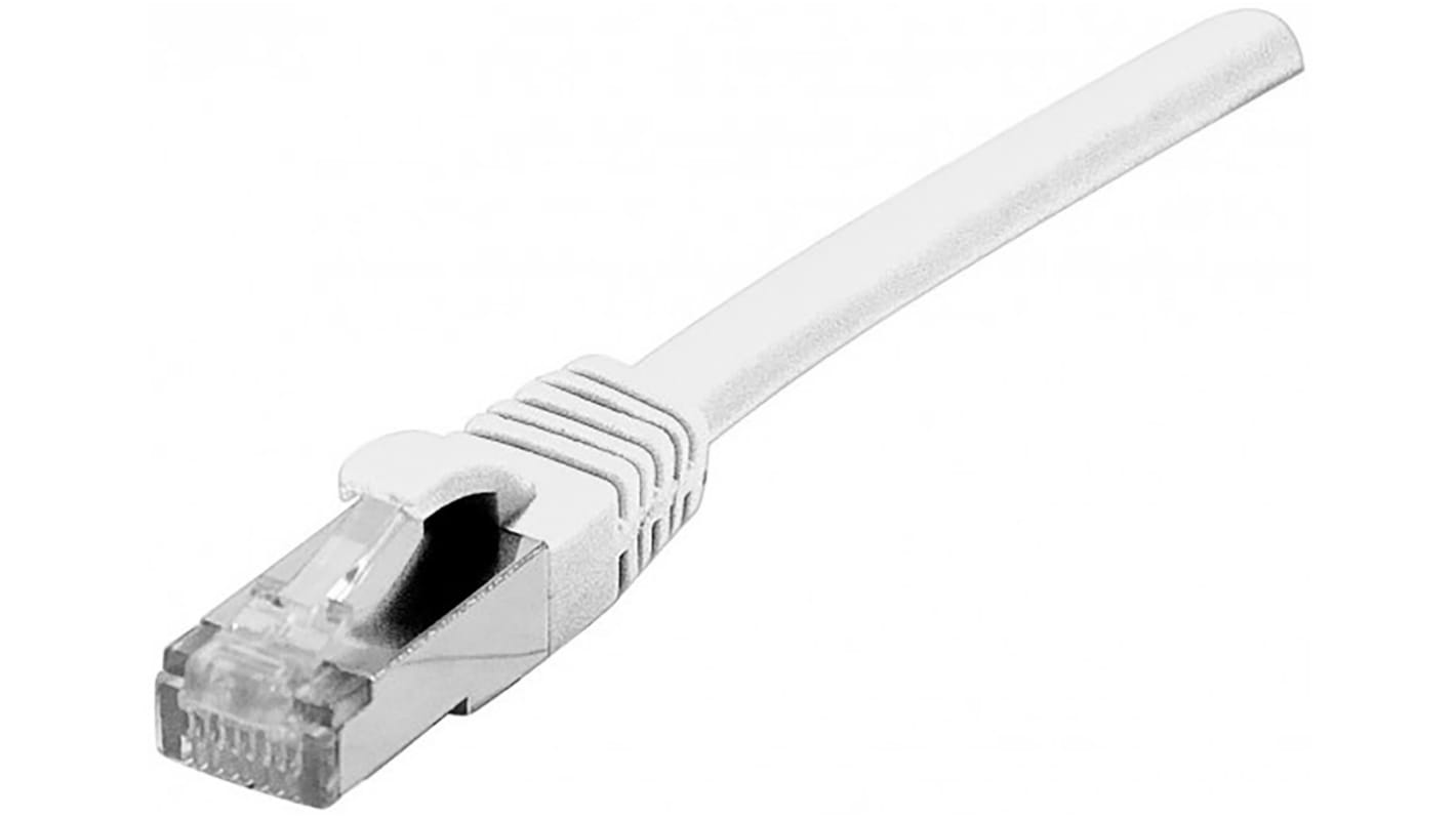 Dexlan, 2m Cat6a, White RJ45 to, F/UTPShielded, Terminated