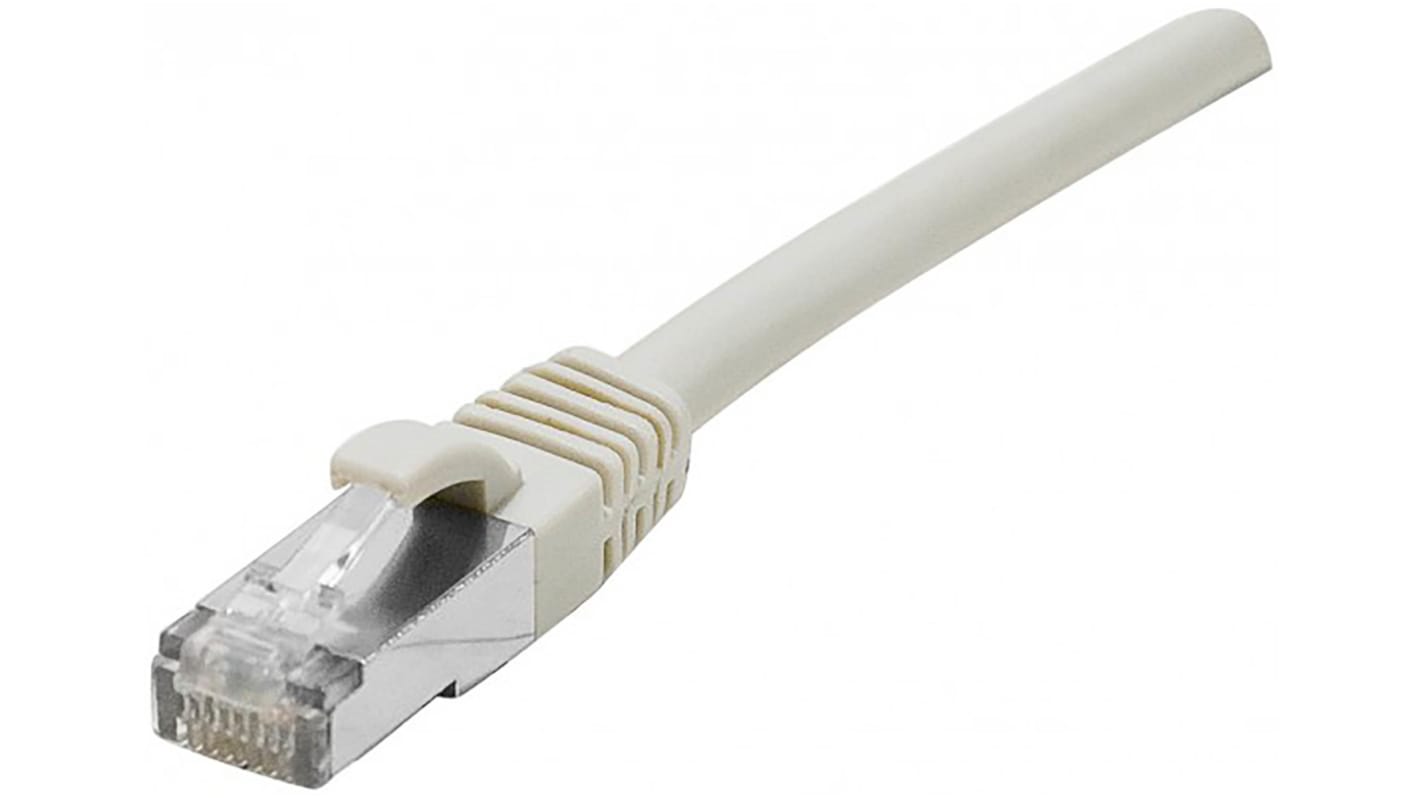 Câble Ethernet Dexlan catégorie 6a, S/FTP, Gris, Longueur 300mm LSZH, , avec connecteur