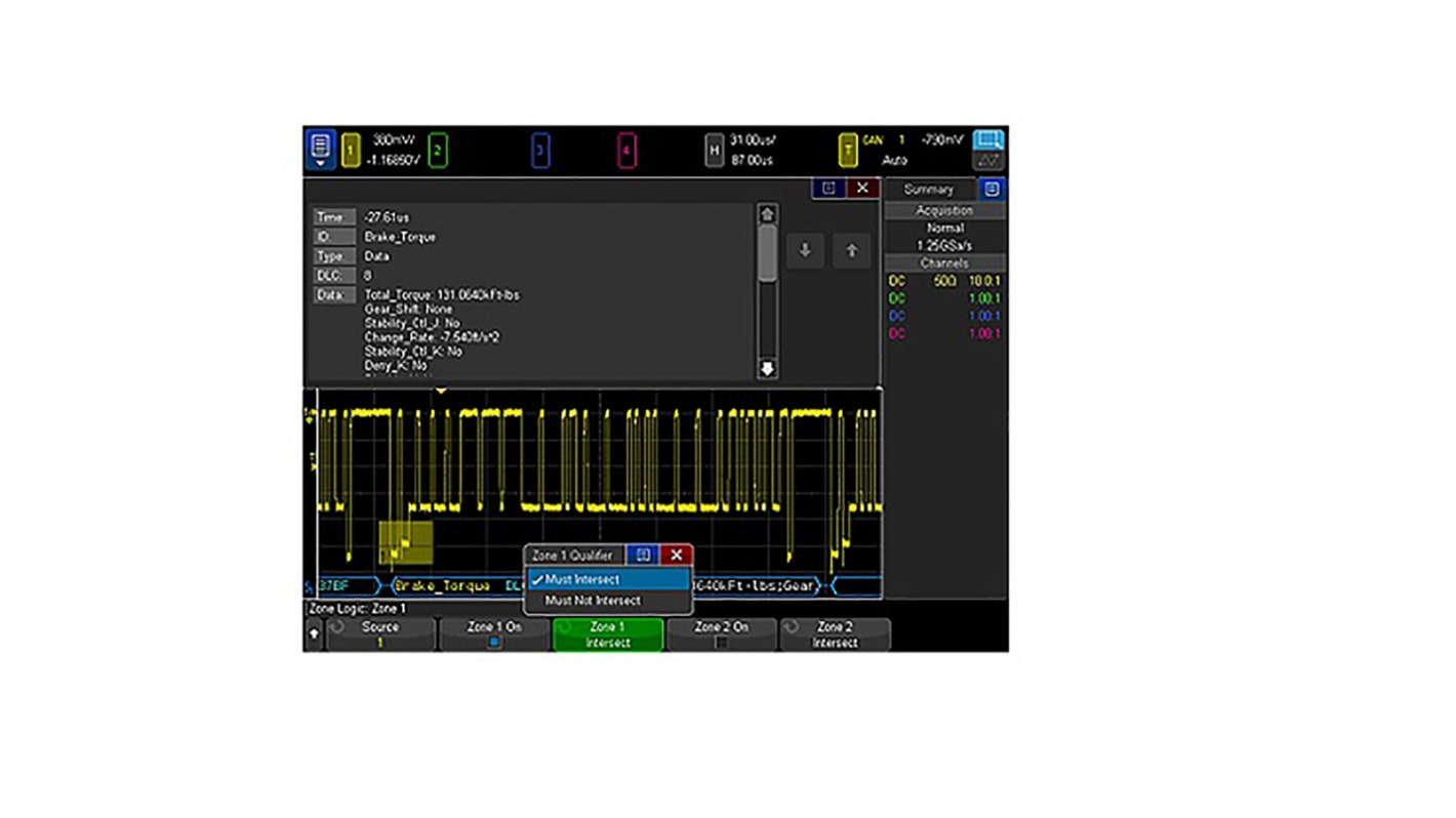 Keysight Technologies Oszilloskop-Software, Serielle Auslösung und Dekodierung für 4000 A