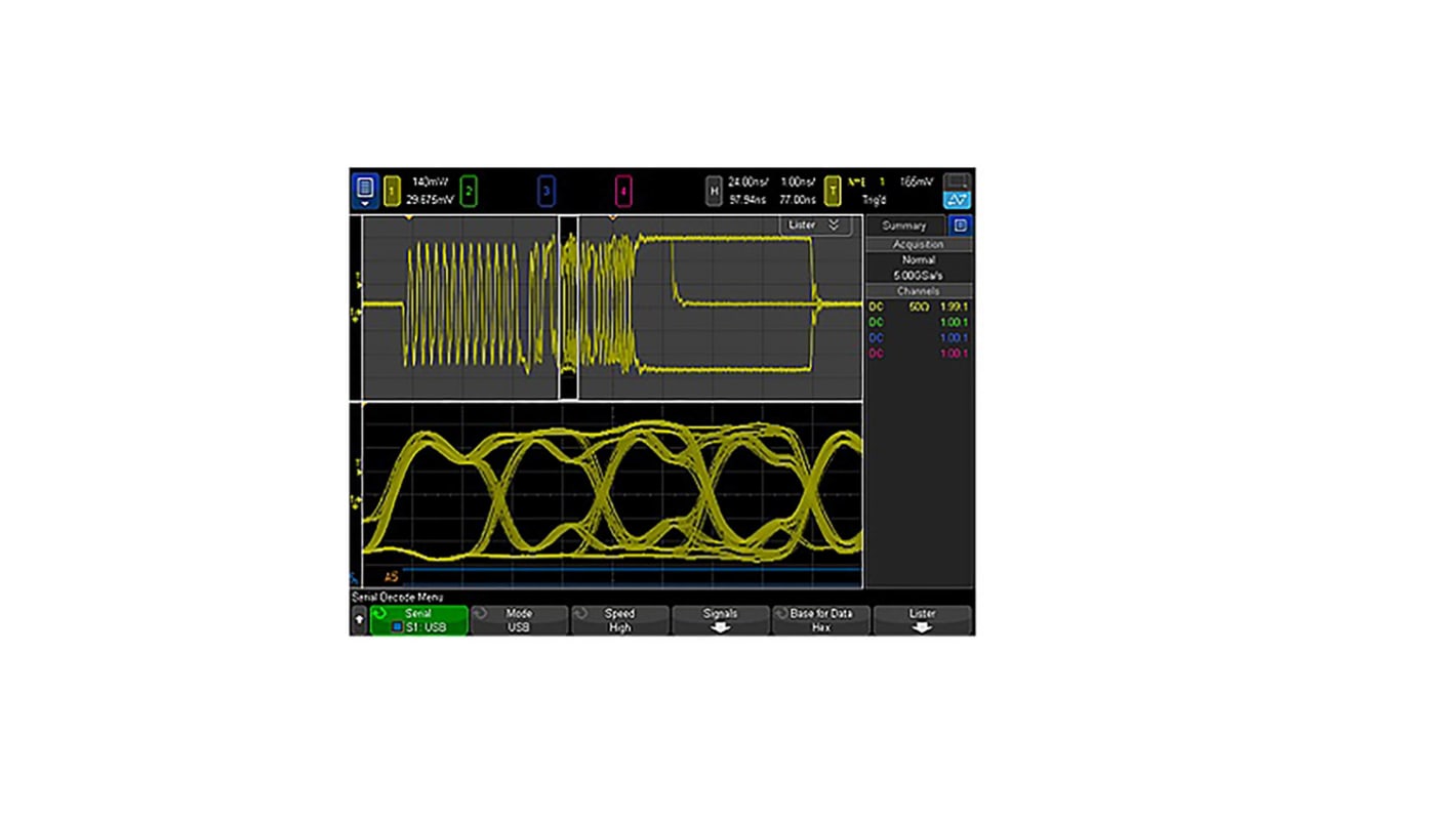Keysight Technologies Oszilloskop-Software, Serielle Auslösung und Dekodierung für 6000 A