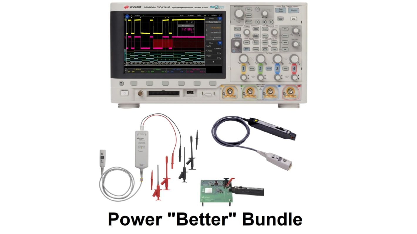 Keysight DSOX3054PWR Mixed-Signal Tisch Oszilloskop 4-Kanal Analog Analog 500MHz