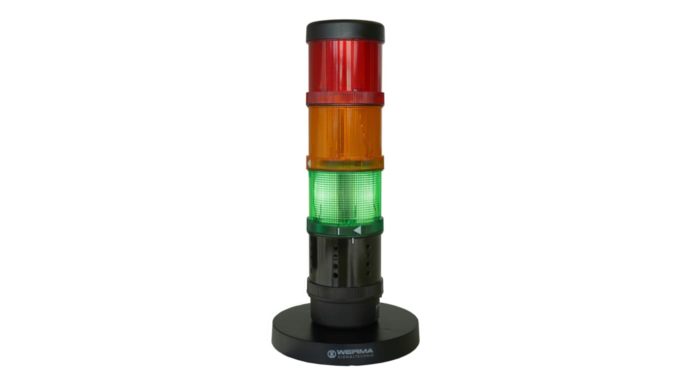 Rilevatore di CO2 Werma KombiSIGN 72, CO2 2000ppm max, +35°C max