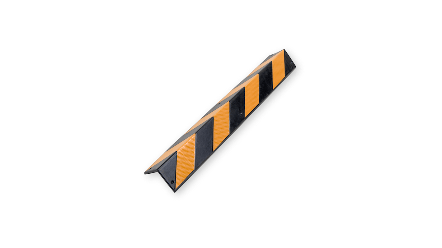 RS PRO Black/Yellow Impact Protector 800mm x 98mm