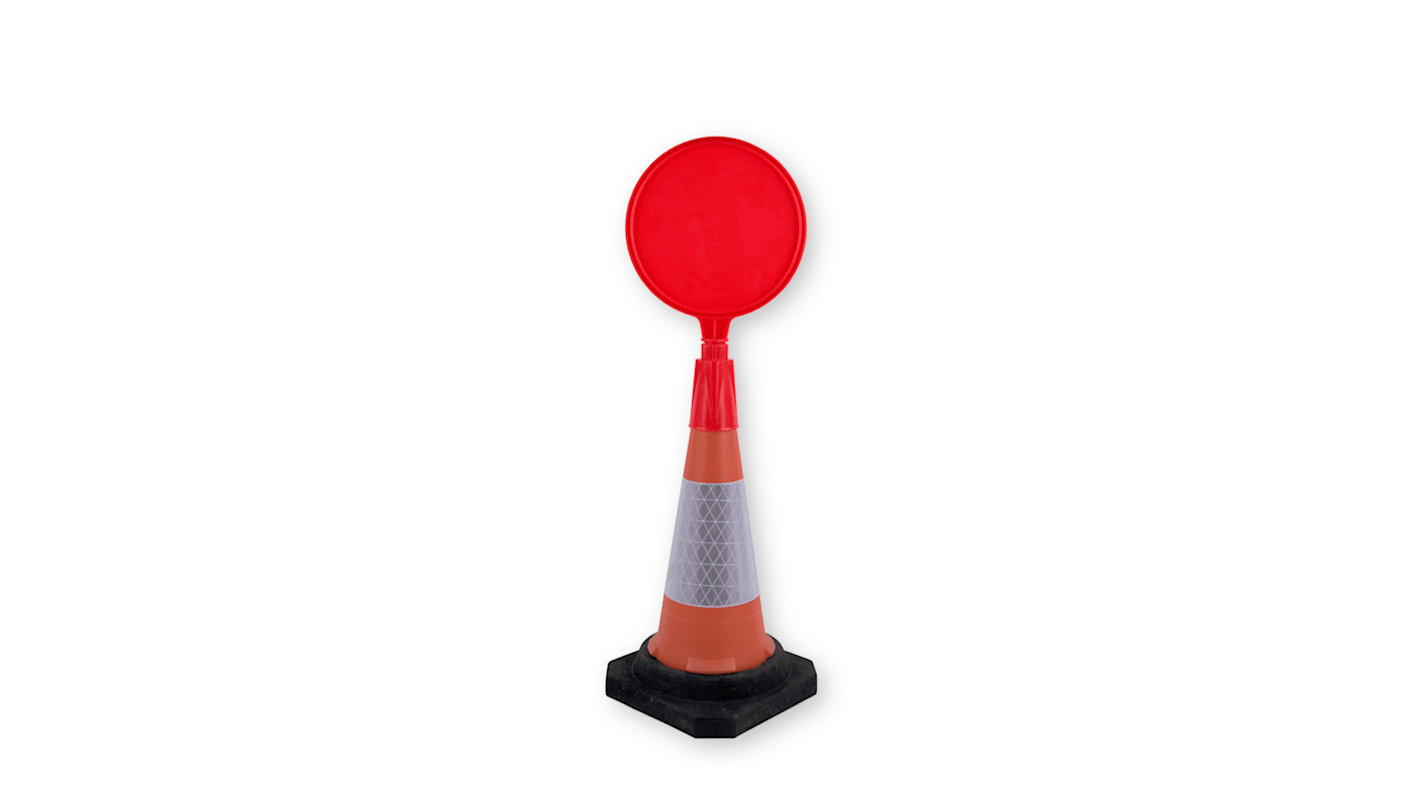 RS PRO Weighted Orange 50 cm Polyethylene Traffic Cone