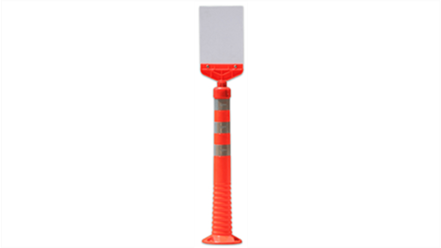 RS PRO Orange Polyurethane Flexible Bollard