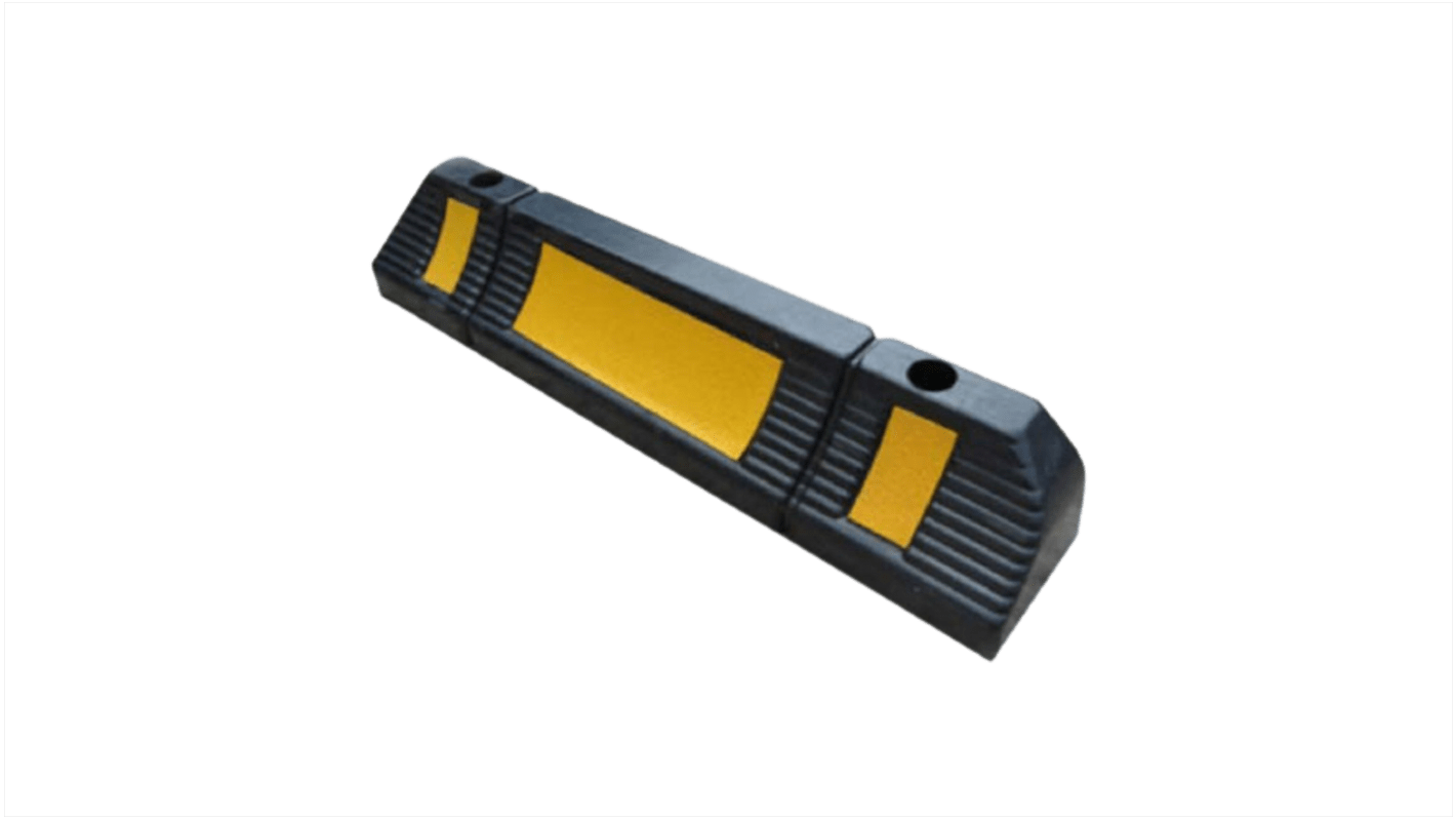 Protezione antiurto col. Nero/Giallo in Gomma RS PRO, lunghezza 595mm