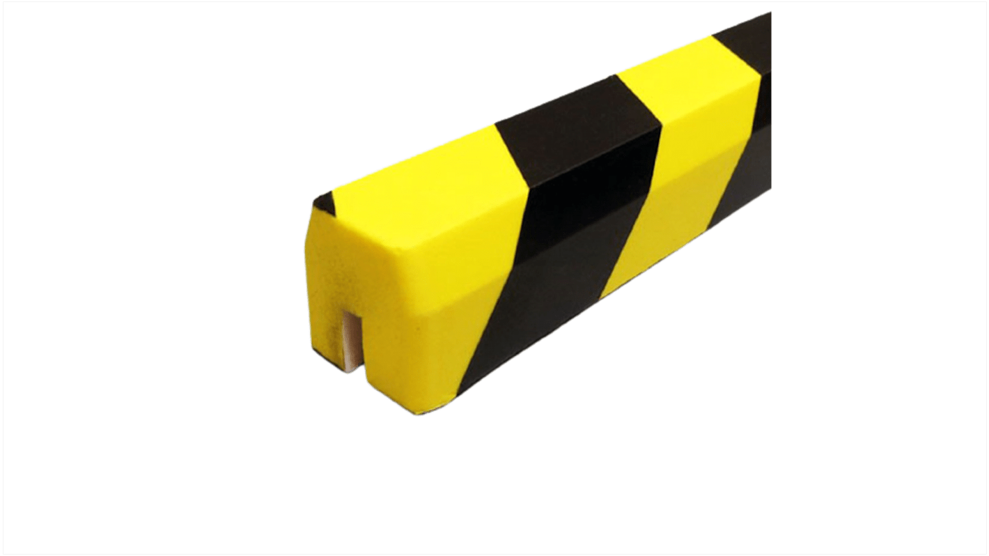 RS PRO Black/Yellow Impact Protector 1000mm x 40mm