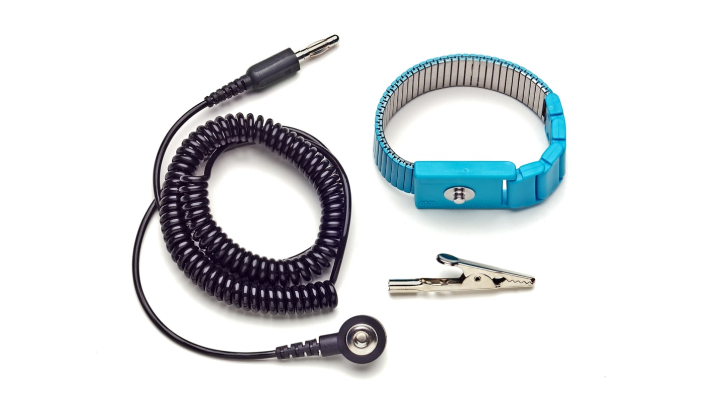 Pomona ESD Grounding Wrist Strap & Cord Set