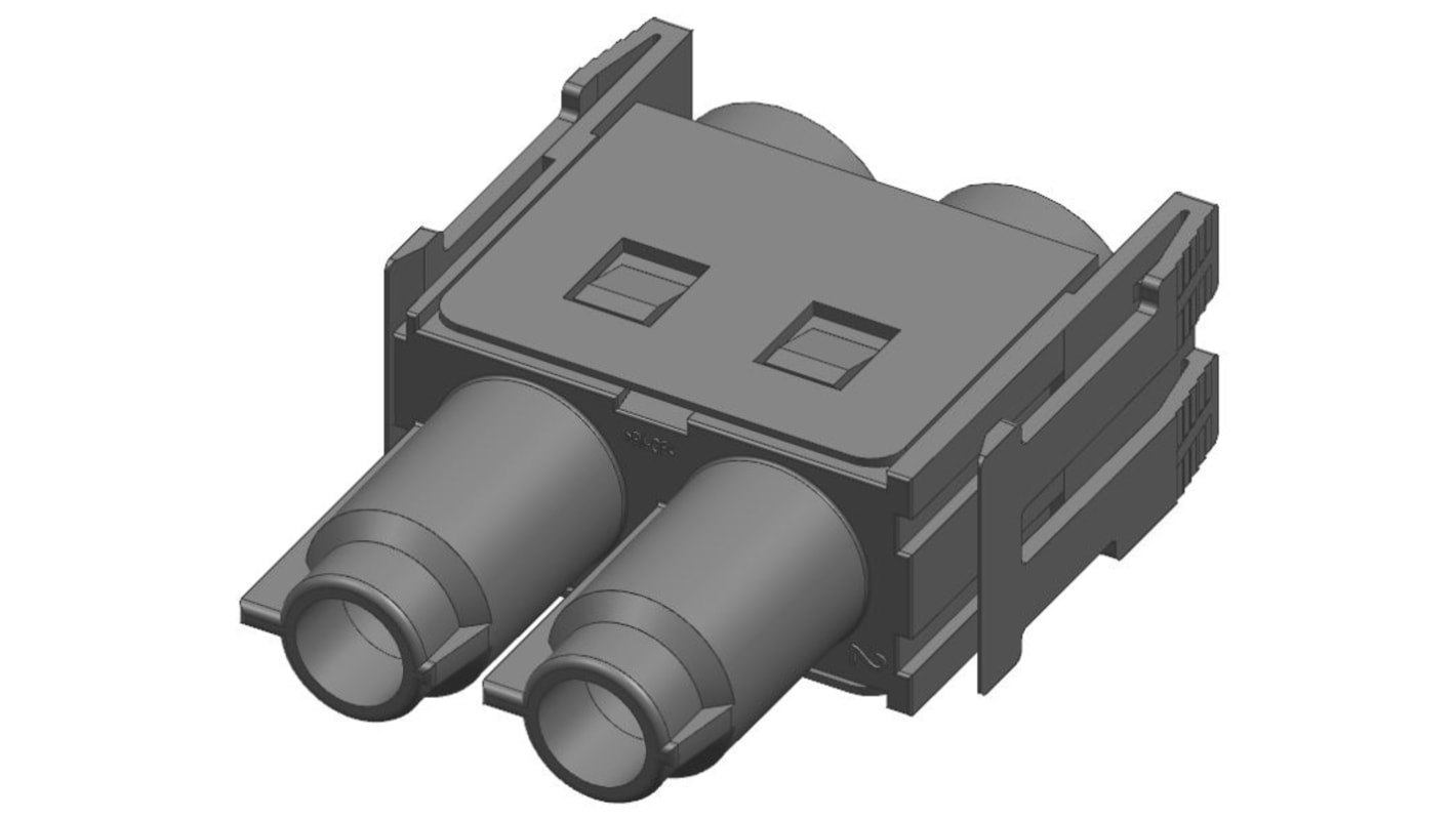 Amphenol Industrial Heavy Mate C146 Robustes Power Steckverbinder-Modul, 2-polig 70A Buchse, Buchsenmodul für Anschlüsse