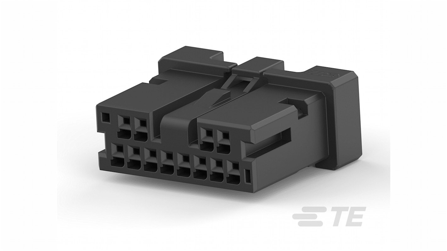 TE Connectivity, 1-2834461 Female PCB Connector Housing, 1.8mm Pitch, 12 Way, 2 Row Horizontal