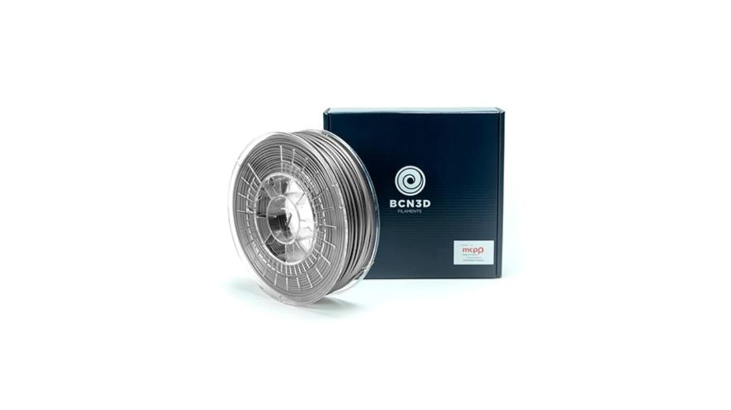 Filamento per stampante 3D BCN3D, PLA, Grigio, diam. 2.85mm