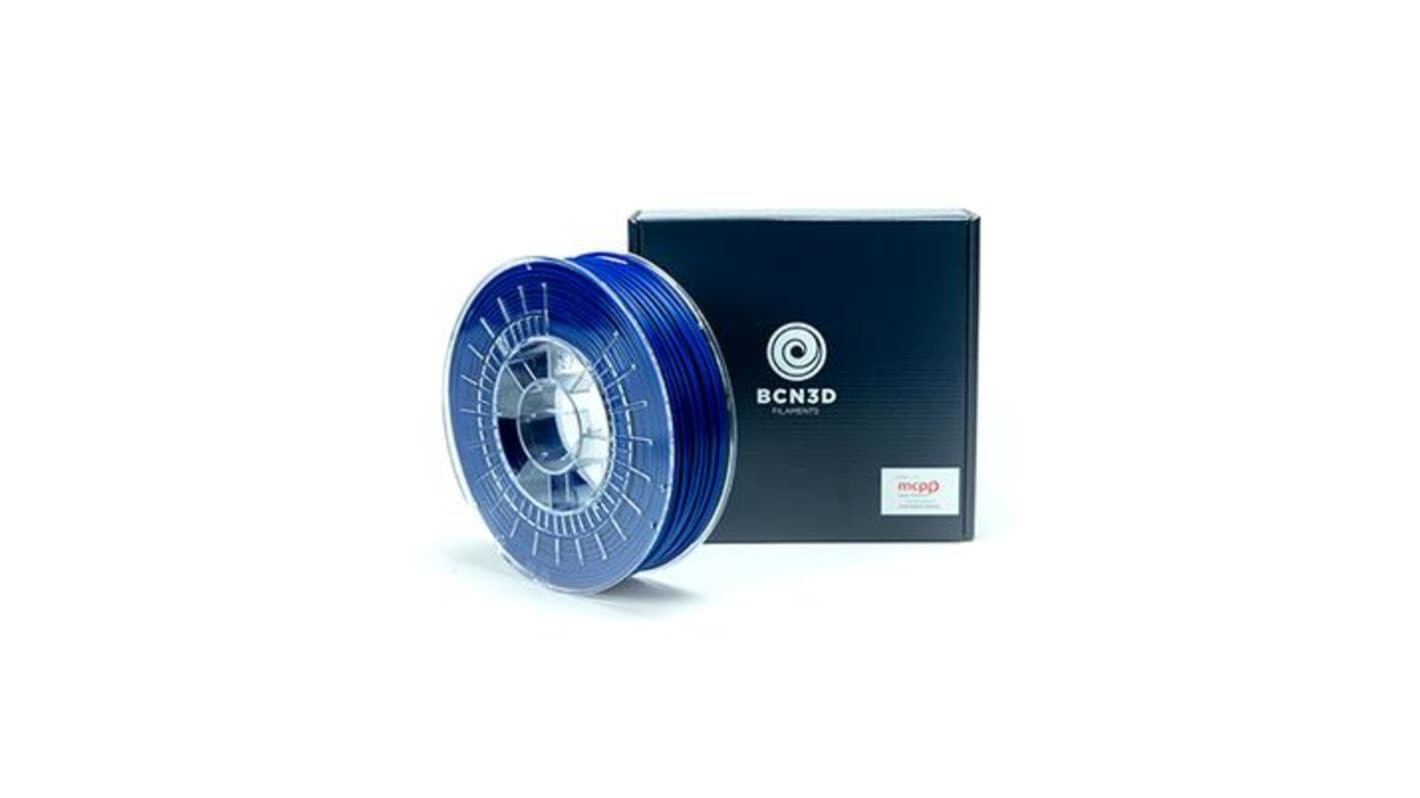 BCN3D PLA 3D-Drucker Filament zur Verwendung mit 3D-Drucker, Dunkelblau, 2.85mm, FDM, 750g
