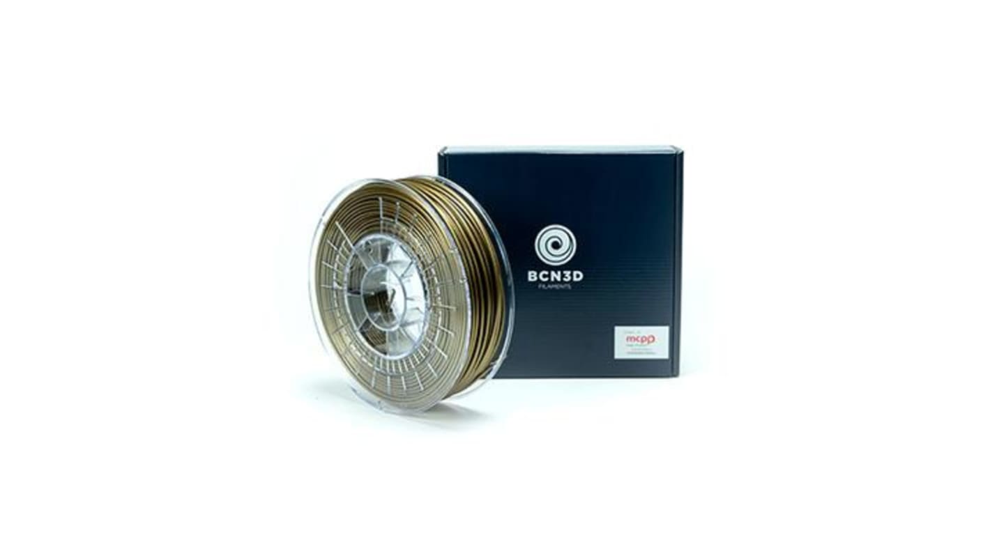 Filamento per stampante 3D BCN3D, PLA, Oro, diam. 2.85mm