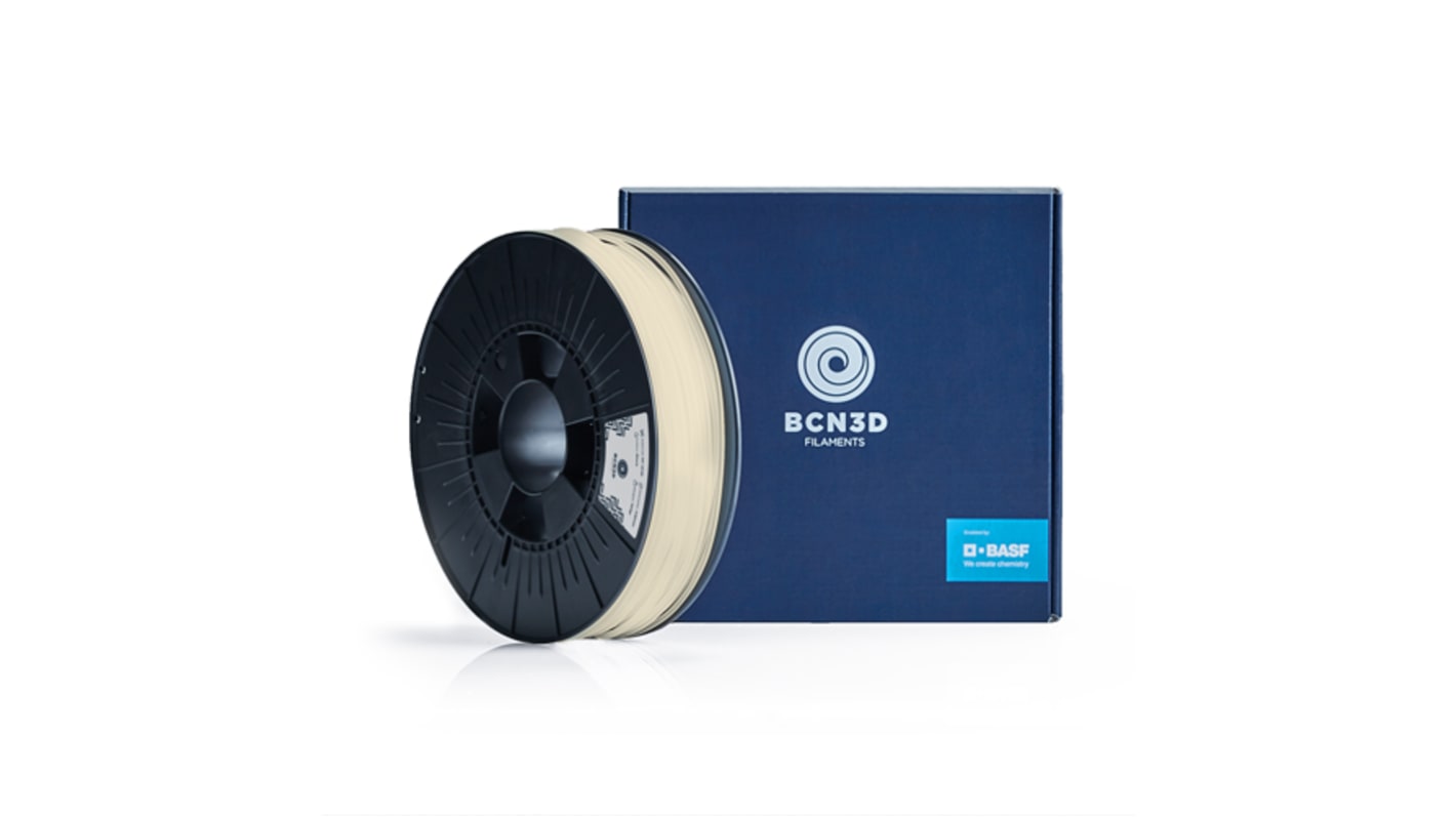 BCN3D ABS 3D-Drucker Filament zur Verwendung mit 3D-Drucker, Natur, 2.85mm, FDM, 2.5kg