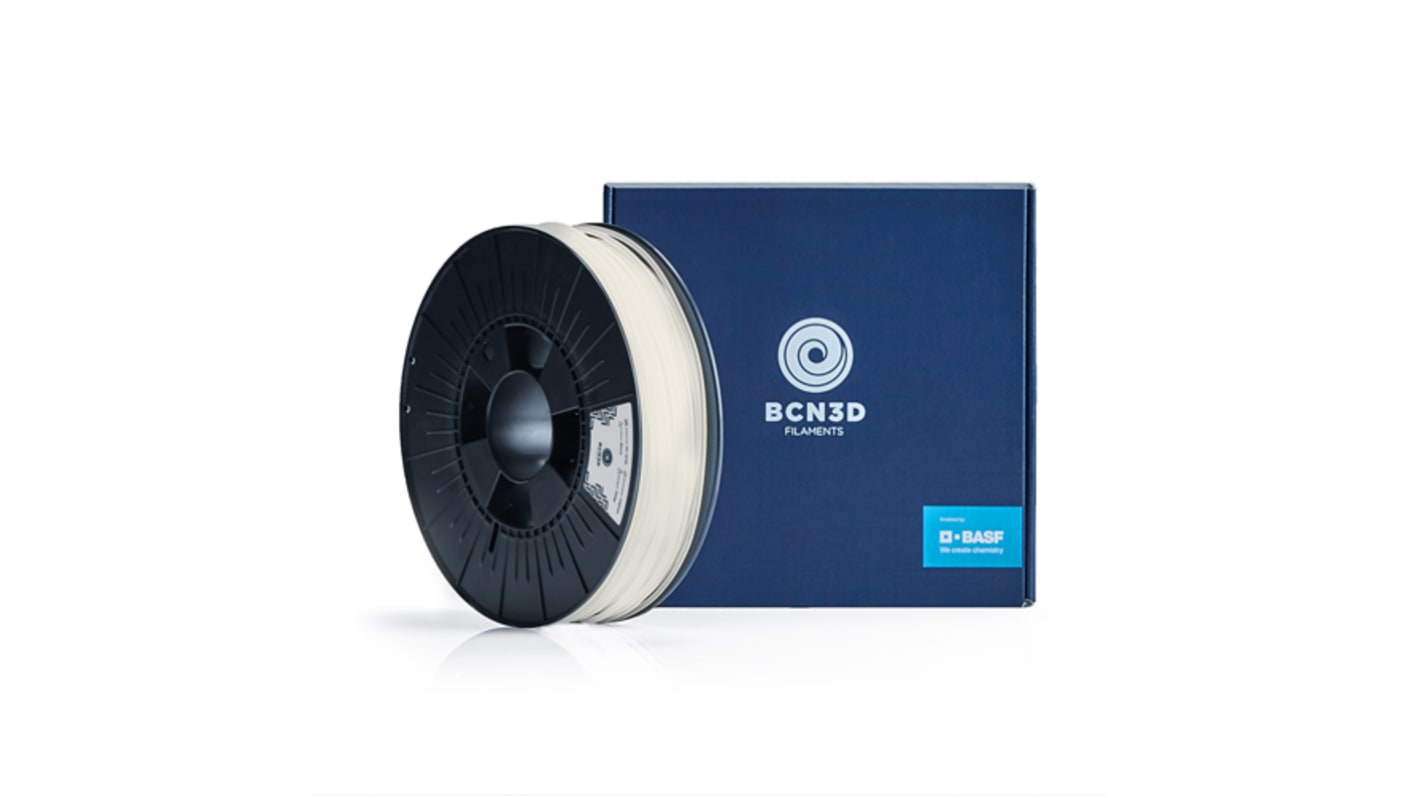 BCN3D 2.85mm Natural 3D Printer Filament, 750g