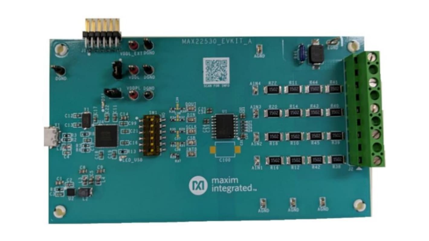 Kit de evaluación Maxim Integrated MAX2253x ADC EVAL Kit - MAX22530EVKIT#