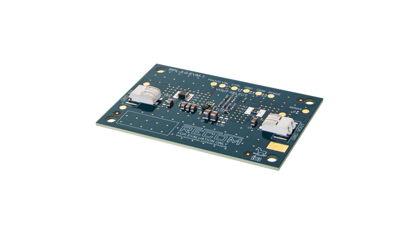 Recom 降圧コンバータ評価ボード, 評価モジュール, バックコンバータ, RPL-3.0-EVM-1