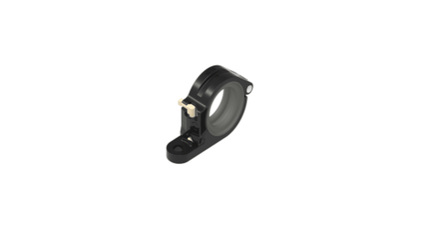 TE Connectivity Black P Clamp, 12.7mm Max. Bundle