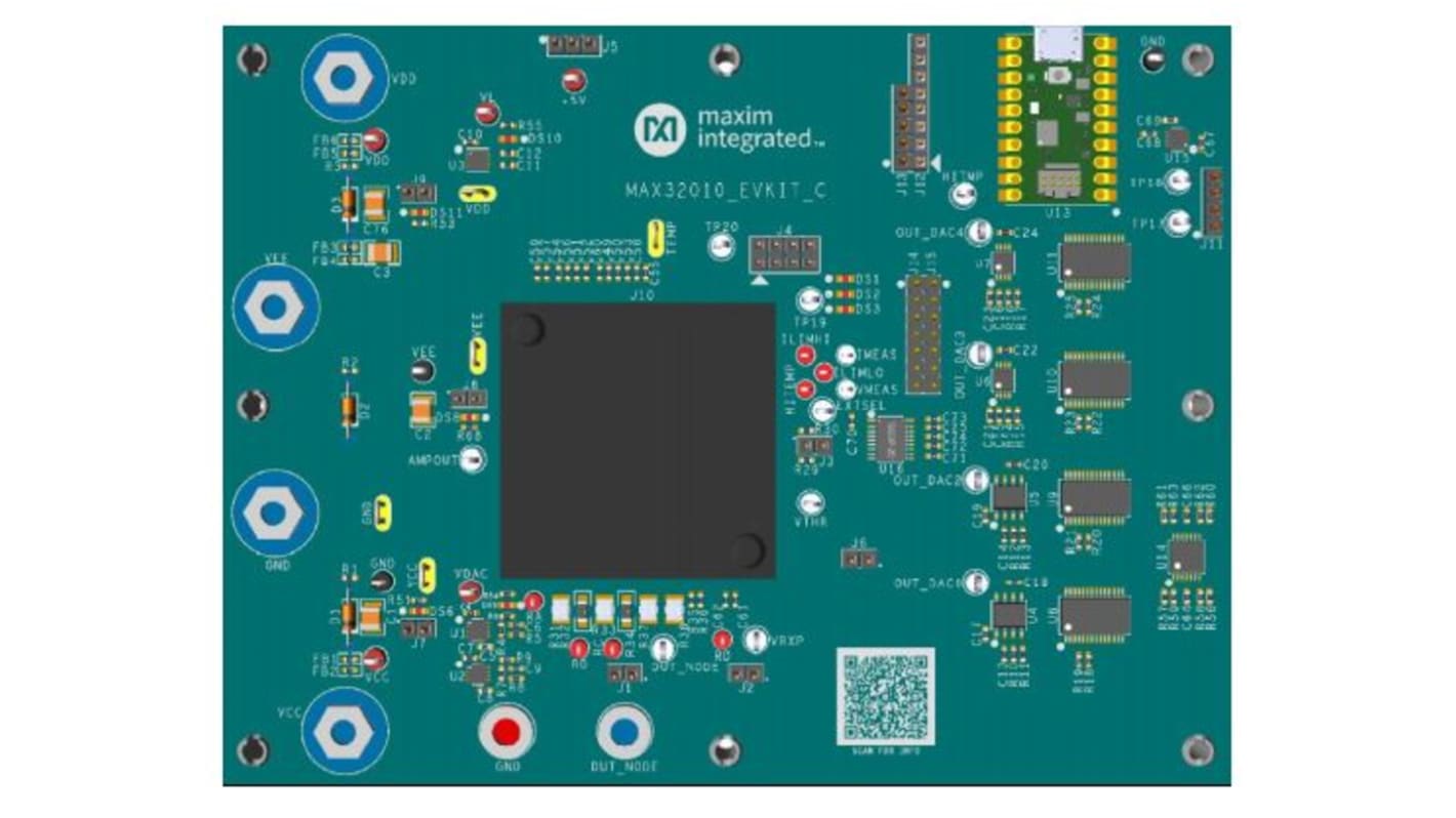 Kit de evaluación Fuente de alimentación Maxim Integrated MAX32010 Evaluation Kit - MAX32010EVKIT#