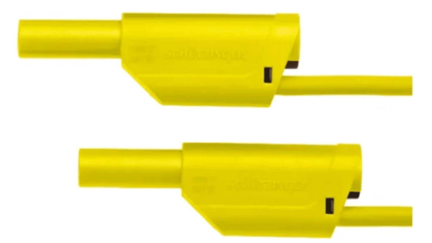 Schutzinger テストリード線, リード長:1.5m 1kV 黄
