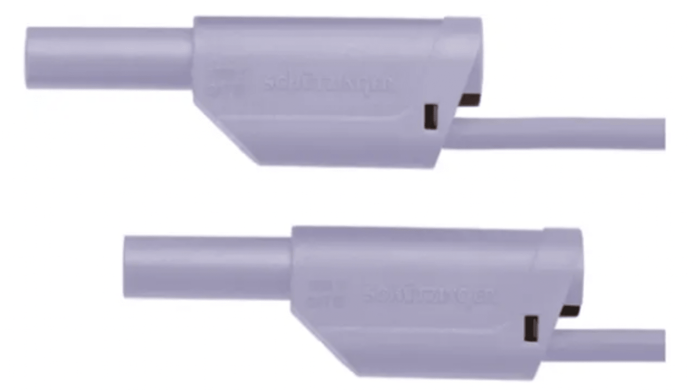 Schutzinger Test lead, 32A, 1kV, Purple, 2m Lead Length