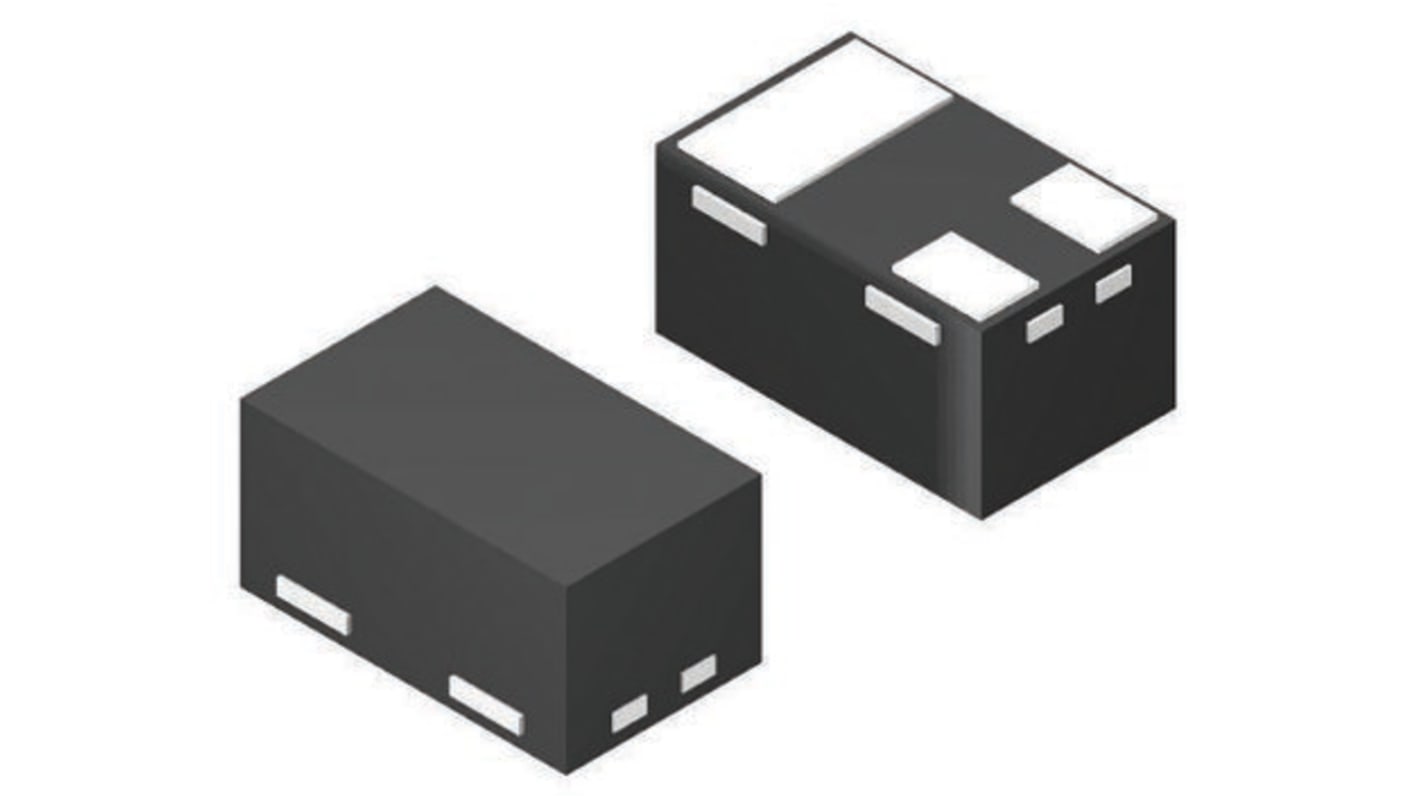 Diodes Inc Enhancement Plastic N-Channel MOSFET, 407 mA, 60 V, 3-Pin X1-DFN1006 DMN62D4LFB-7B