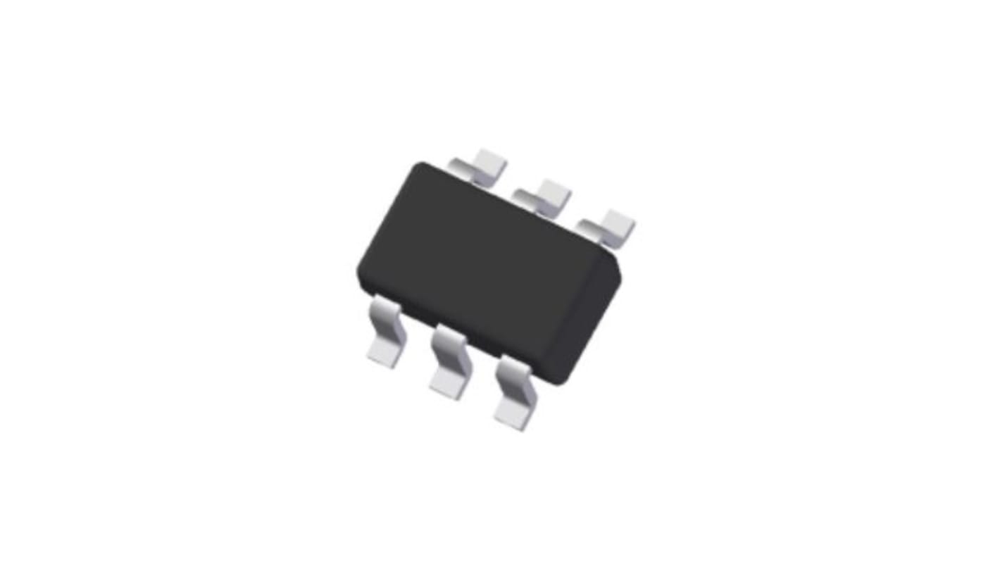 Diodes Inc DMN Plastic N-Channel MOSFET, 217 mA, 60 V, 6-Pin SOT-363 DMN66D0LDWQ-7