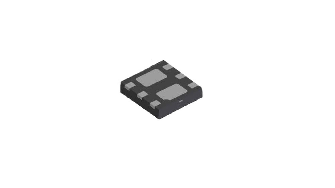 Diodes Inc DMP Plastic P-Channel MOSFET, 3.1 A, 20 V, 6-Pin U-DFN2020 DMP2045UFDB-7