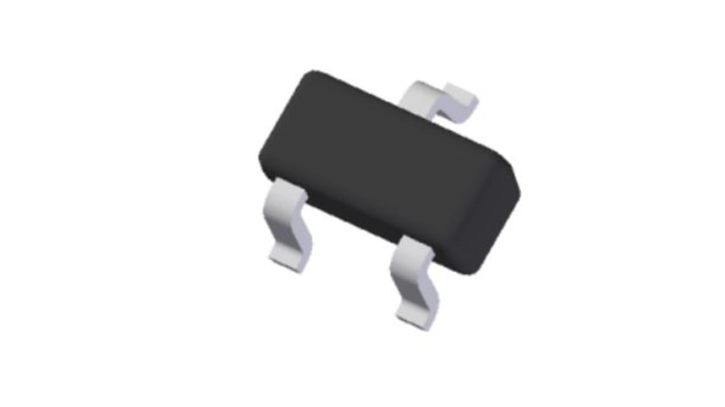 Plastic P-Channel MOSFET, 500 mA, 20 V, 3-Pin SOT-523 Diodes Inc DMP2900UT-7