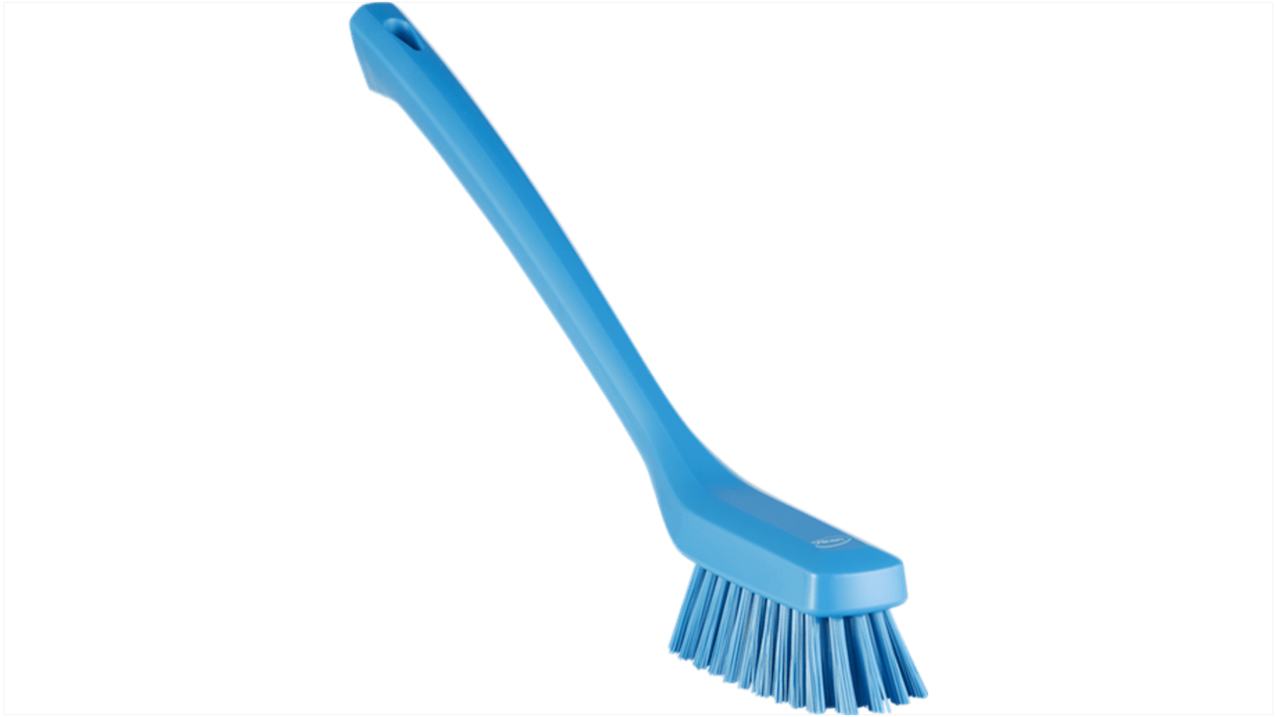 Vikan Hard Bristle Blue Scrubbing Brush, 46mm bristle length