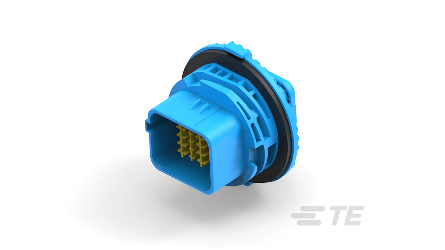 Connettore automotive TE Connectivity, Femmina, 13A, 20 vie, 4 file, Montaggio a pannello