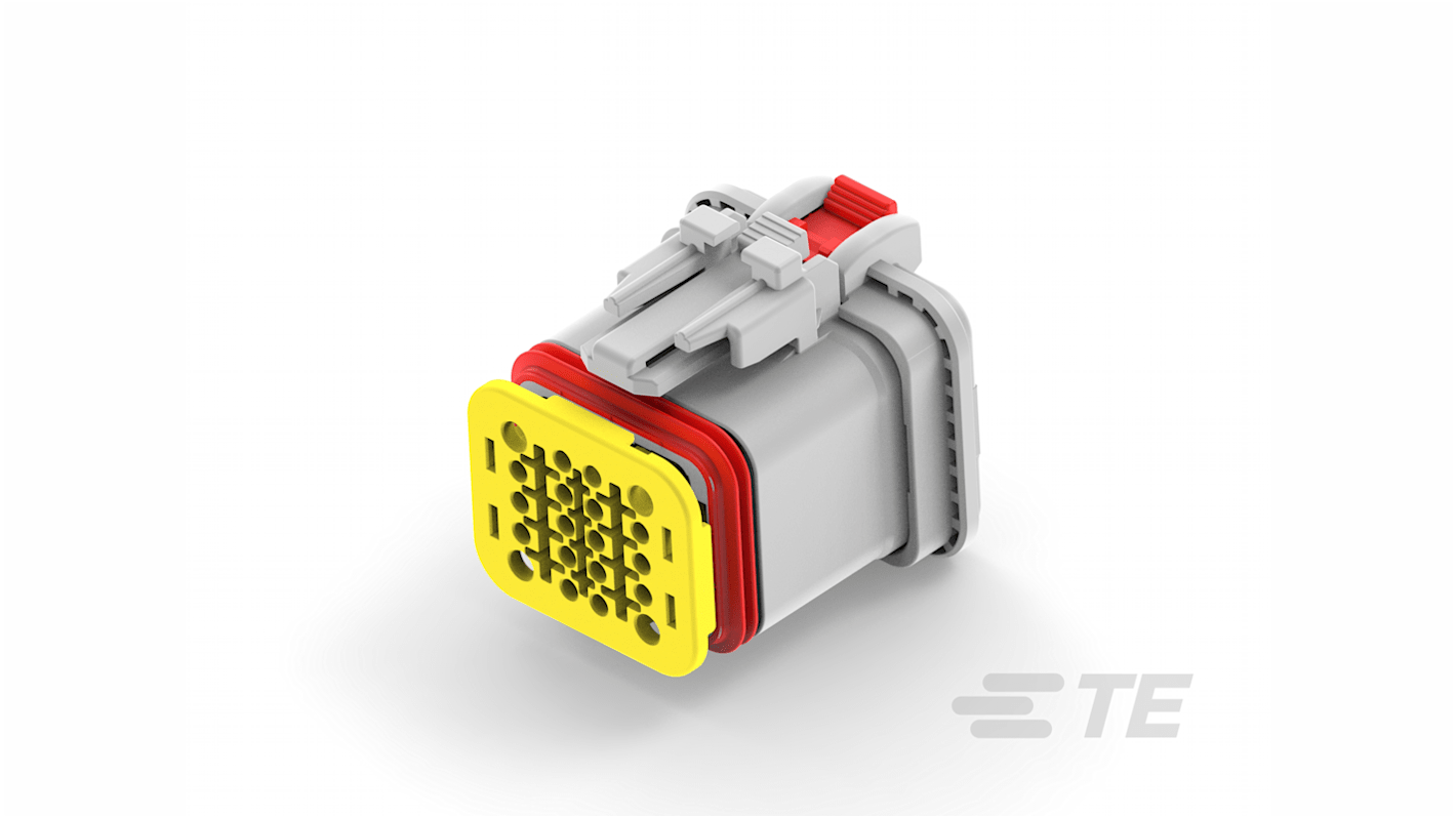 Conector de automoción TE Connectivity NTSEAL 2350890 Hembra de 20 vías en 4 filas, 13A, terminación: Soldador