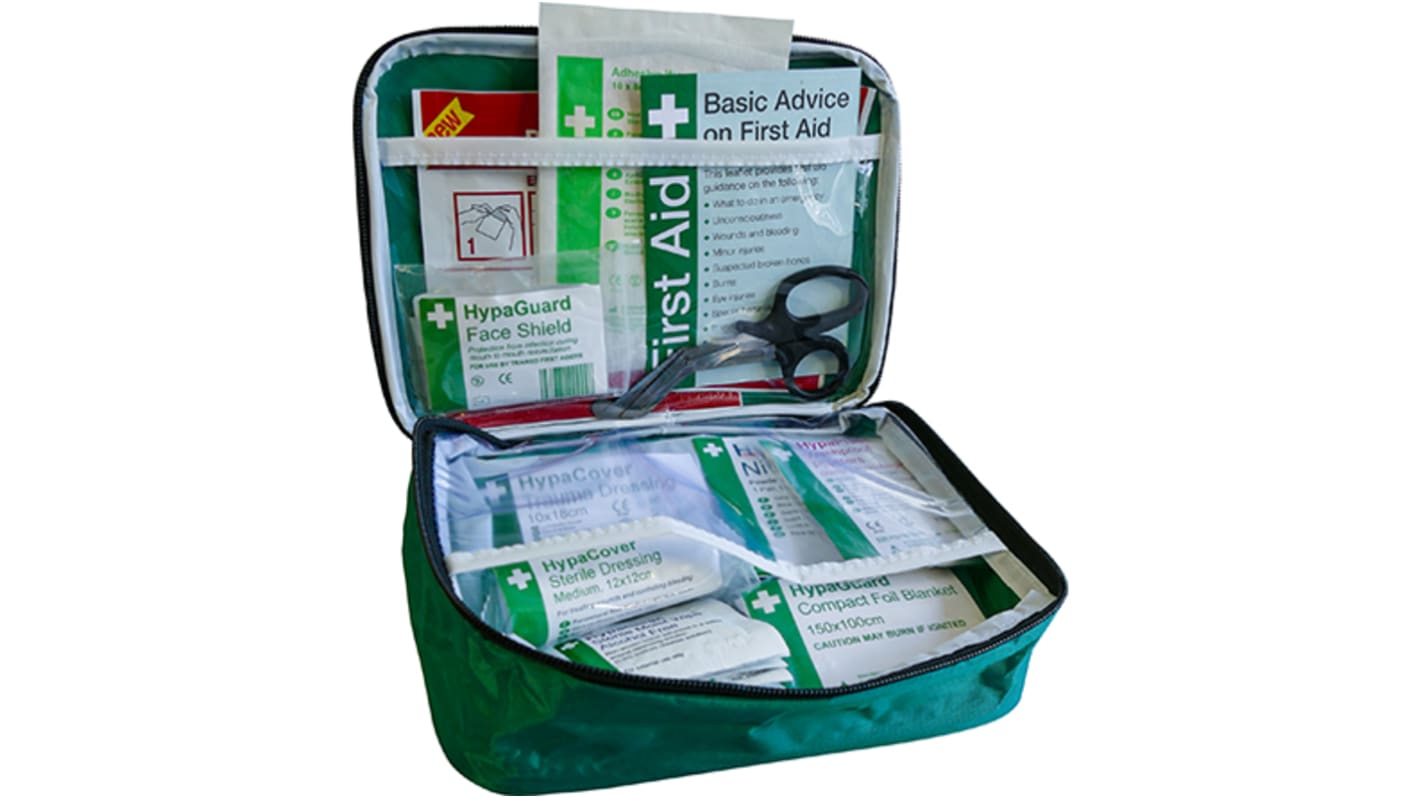 RS PRO Travel First Aid Kit for 1 Person/People, Belt Pouch