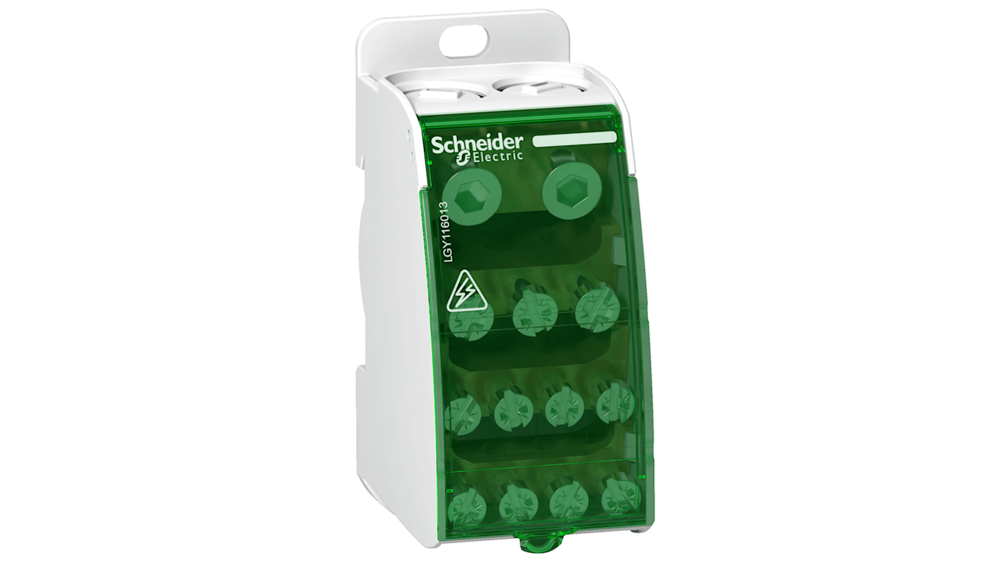 Blocco di distribuzione, Schneider Electric, 1 via,  160A, 230 V