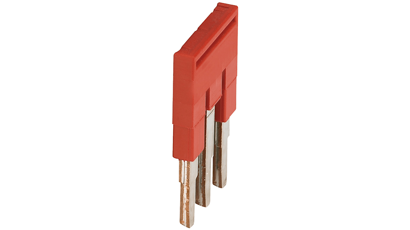 Schneider Electric TRA Series Plug-in Bridge for Use with TRR Spring Terminal, TRV Screw Terminal