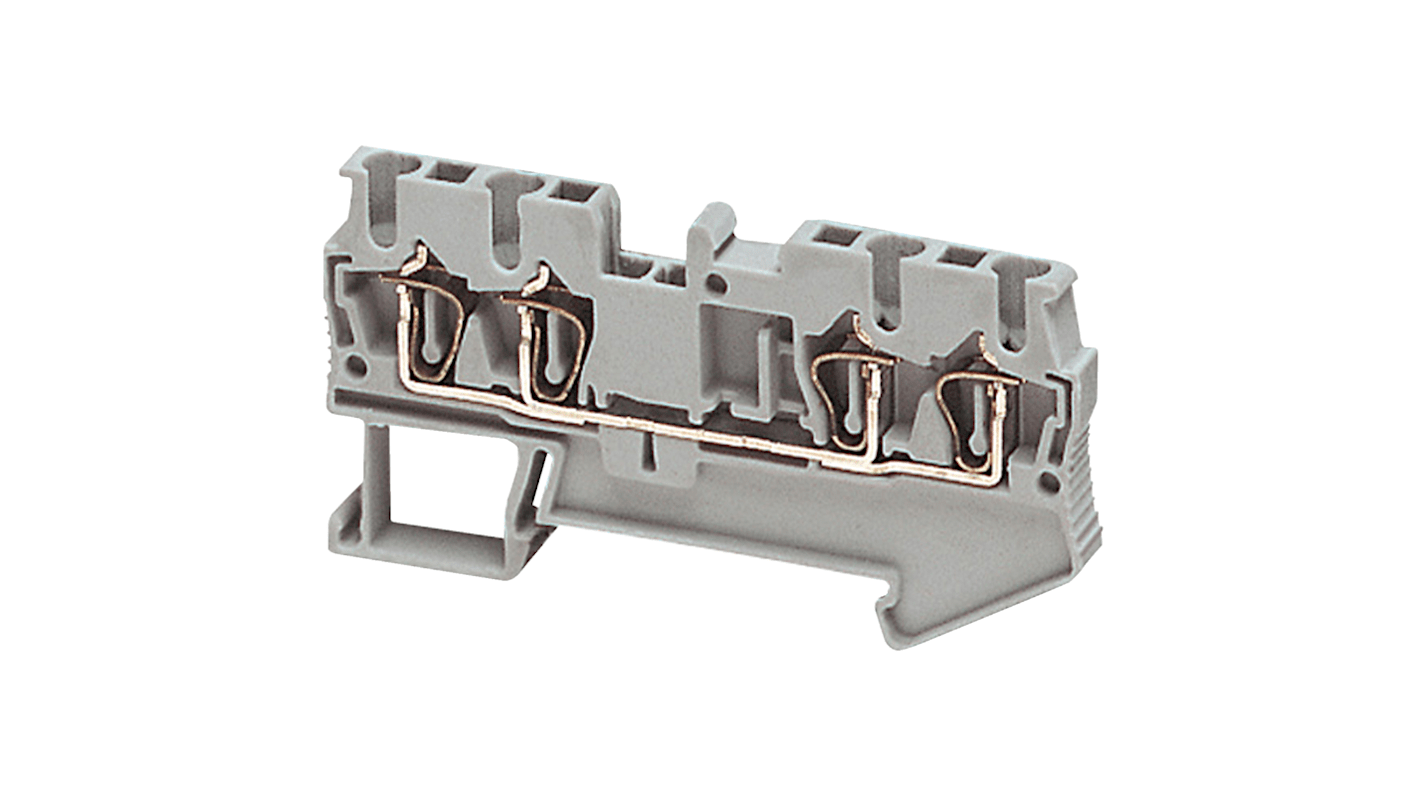 Schneider Electric TRR Series Grey Feed Through Terminal Block, 2.5mm², Spring Termination, ATEX