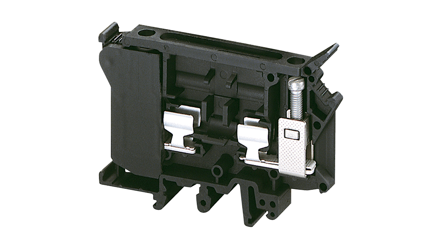 Schneider Electric NSYTRV42SF6 TRV Series Black, 16mm², Screw Termination, Fused
