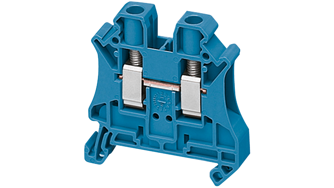 Schneider Electric TRV Reihenklemme Blau, 6mm², 1 kV / 41A, Schraubanschluss