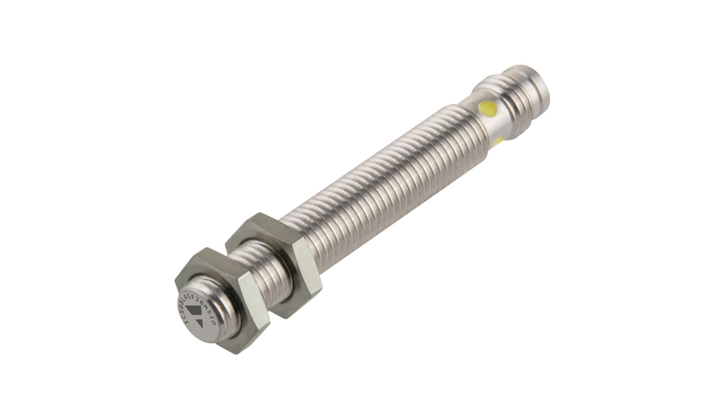 Rs-Online Sensore di prossimità Cilindro filettato Carlo Gavazzi M8 rilevamento 4 mm 10 → 30 V CC