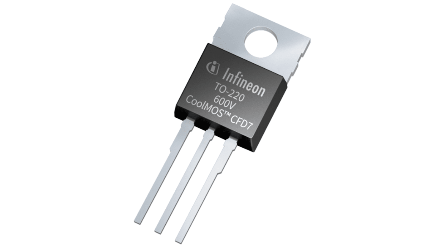 Infineon CoolMOS™ IPP60R145CFD7XKSA1 N-Kanal, THT MOSFET 650 V / 16 A, 3-Pin TO-220